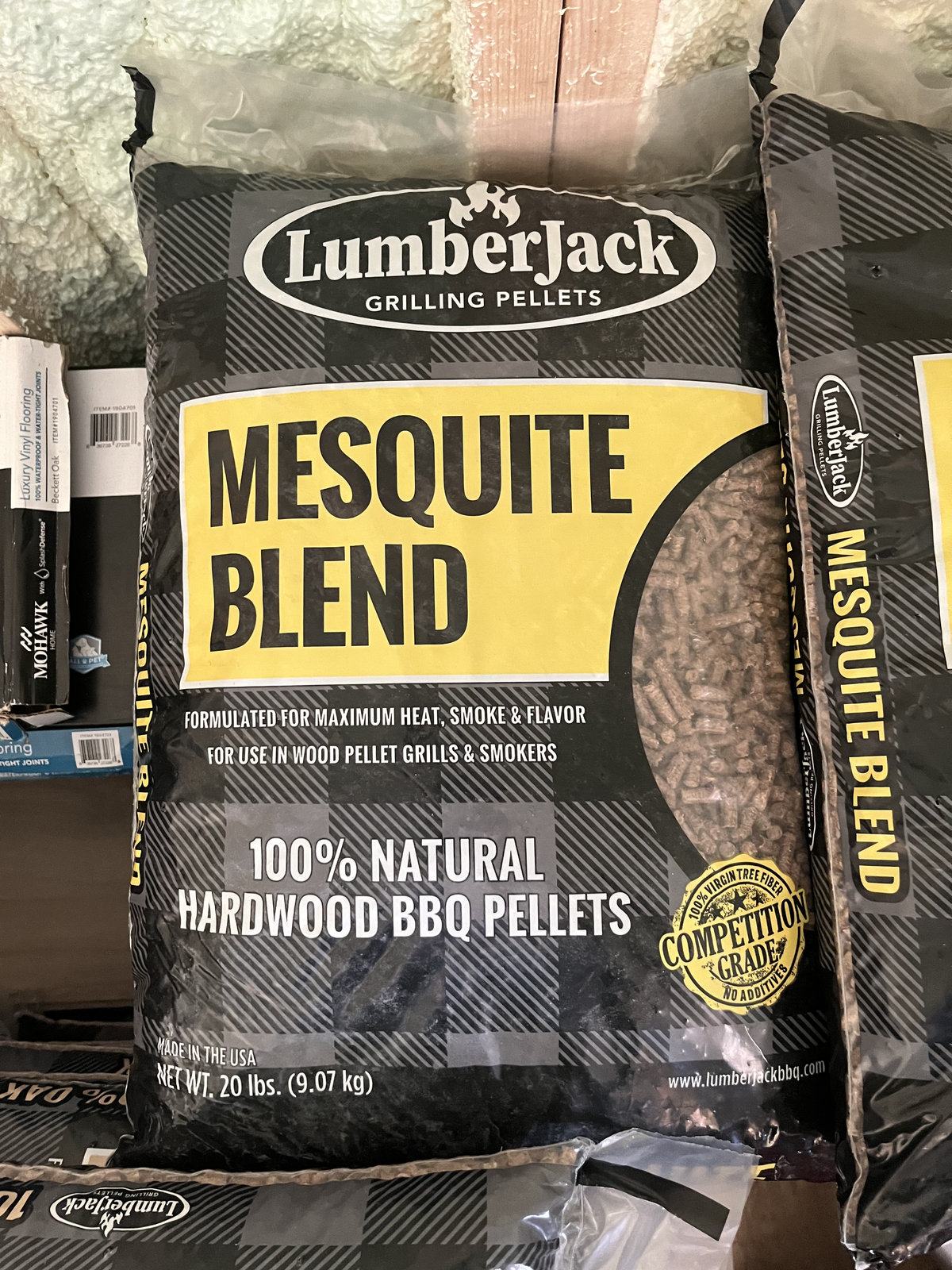 LumberJack Mesquite Blend grilling pellets